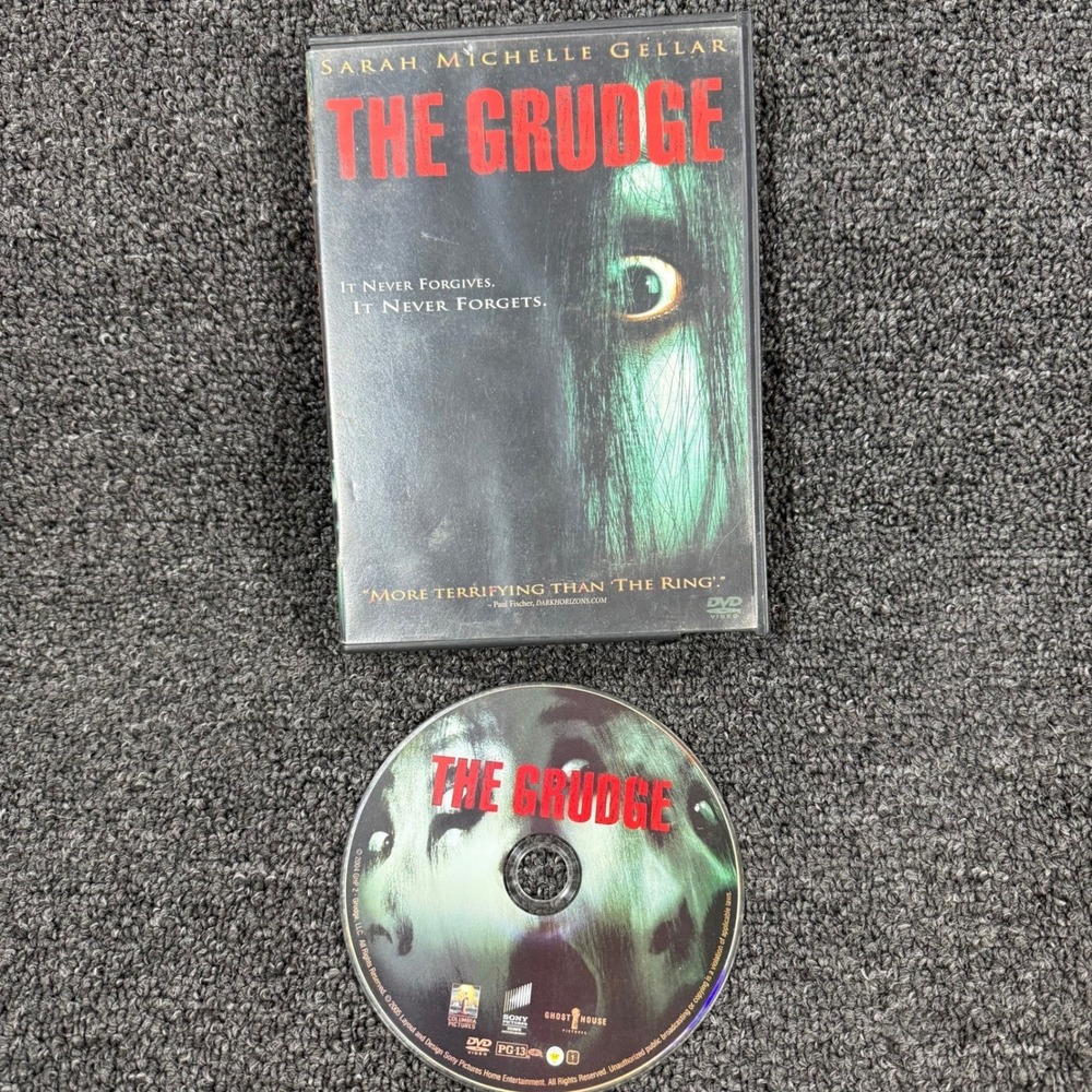Sony Pictures‎ The Grudge DVD Movie Sarah Michelle Gellar PG-13 Horror Good 2004